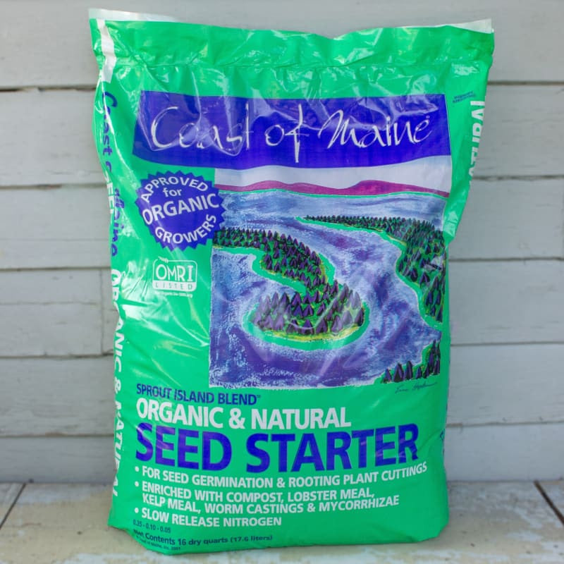 maine garden seed companies Coast of Maine Sprout Island Organic Seed Starter, 16 qt