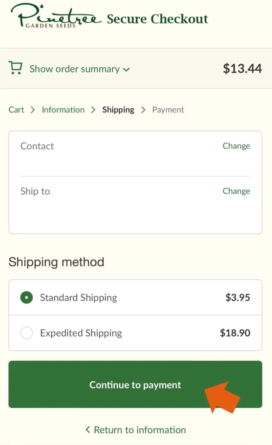 Placing a Mobile Order