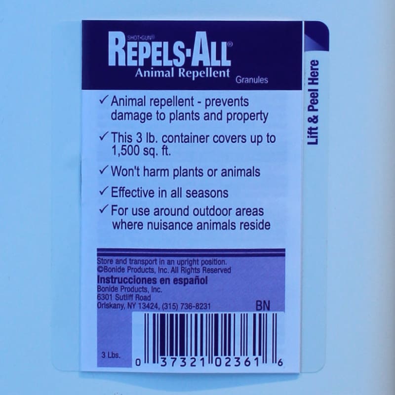 Bonide Repels All Granules (3 LB) Garden Seeds