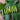 Green cucumbers on a wooden surface with leaves