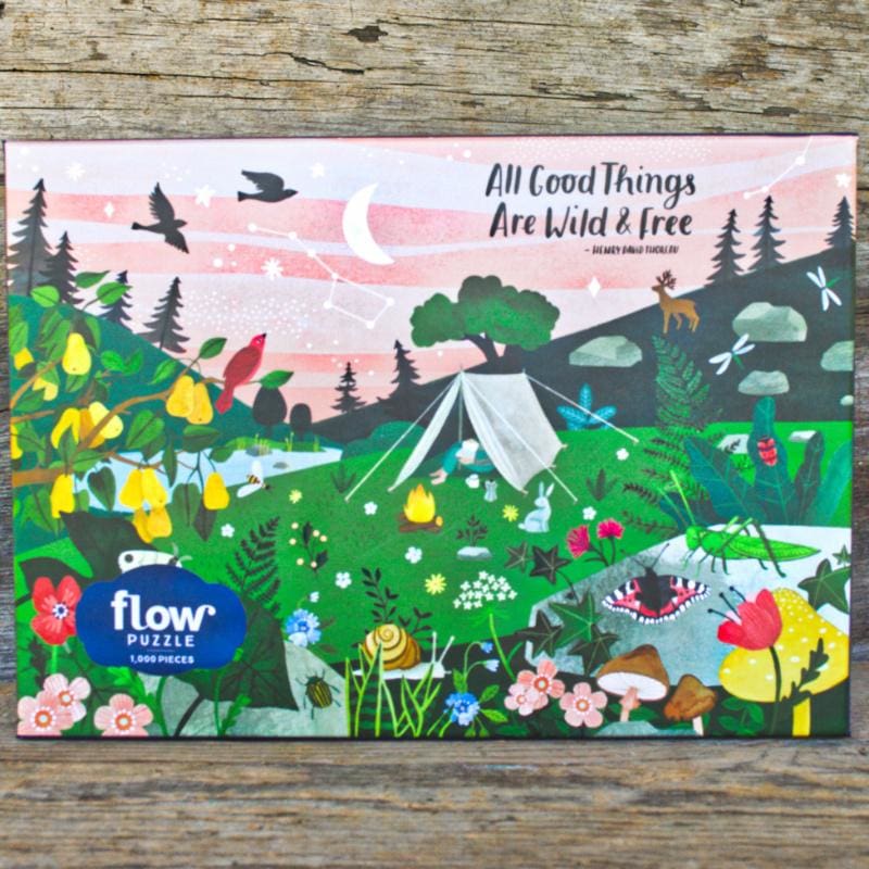 All Good Things are Wild & Free Puzzle - Books