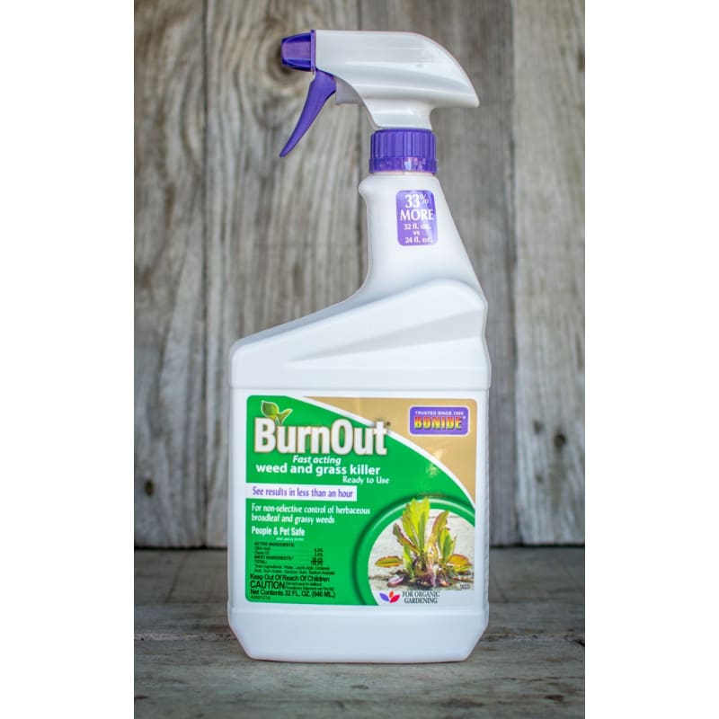 Burnout Weed & Grass Killer 32 Oz. Rtu - Gardening Supplies