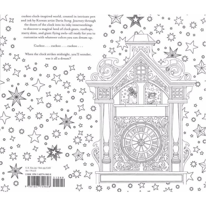 The Time Garden: A Magical Journey and Coloring Book - Books