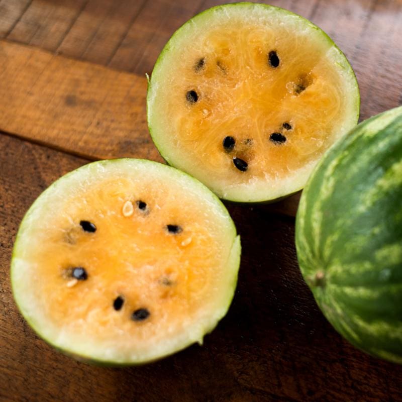 Yellow Petite Watermelon (80 Days)